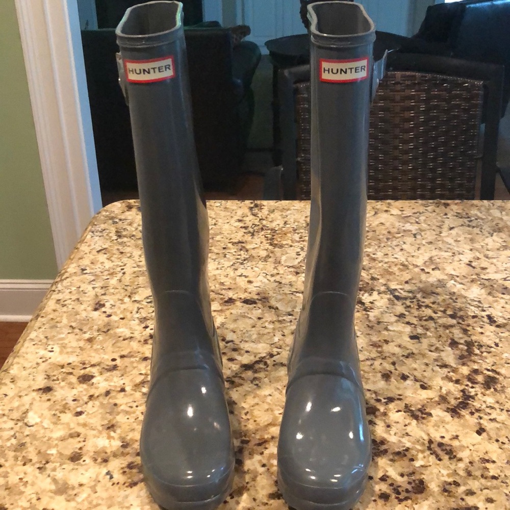 Hunter boots-worn only a few times